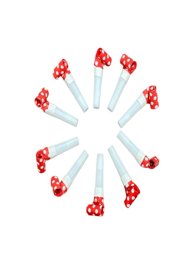 Picfest Kid, Adult Pack of 12 Party Halloween Blowouts Blow Horns Colorful Noisemakers | Whistles Toys for Party | Foil Fringe Party Blowouts|Multicolor - Image 2